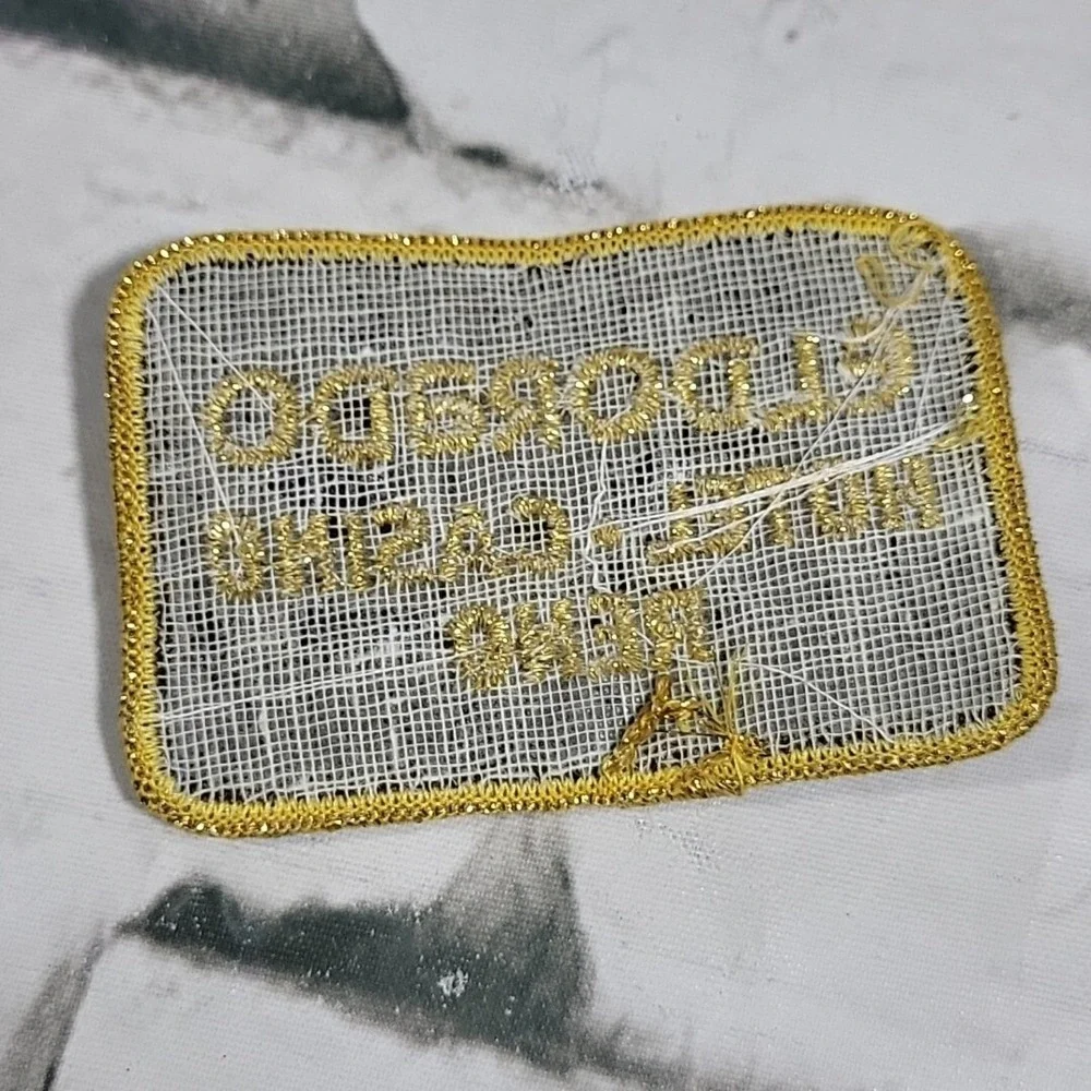 Vintage Eldorado Hotel Casino Reno Patch Embroidered Gold Sparkle Gambling